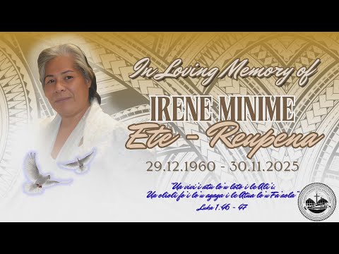 SLIDESHOW - In Loving Memory of IRENE MINIME ETE-REUPENA