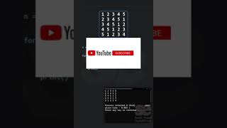 Python Pattern Program |  Triangle Number Pattern #shorts #python #patternshorts #pattern