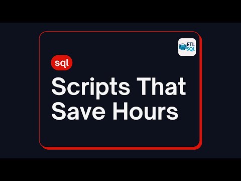 4 Essential SQL Scripts You Must Create for EDW Tables in ETL Pipelines #etl #sql #datawarehousing