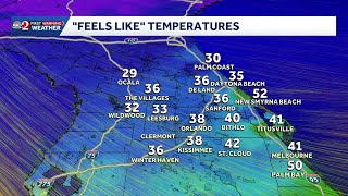 Heavy winds and historic 'extreme cold' moves into Central Florida | Live updates