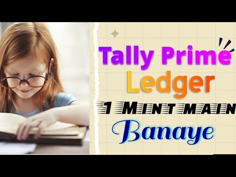 Tally Prime Main Ledger Kaise Banaye How to create Sales Ledger in Tally Prime 5.0