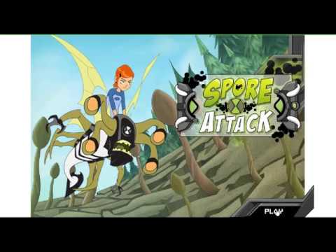 Ben 10 Spore Attack Game Play | A2Z Games