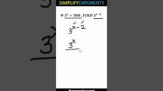 EXPONENT EXAMPLES  #maths  , #shorts , #exponents