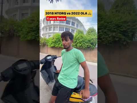 Old Tvs NTORQ Vs Ola 2022? Who best😱Old is Gold🥳#shorts #tvsntorq125 #tvs #olaelectric #olaindia
