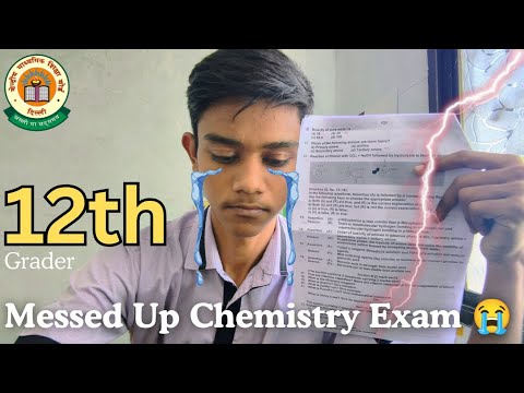 I fail in *Chemistry* Exam 😨 12th Grader 😭 #studyvlog #12thgrader