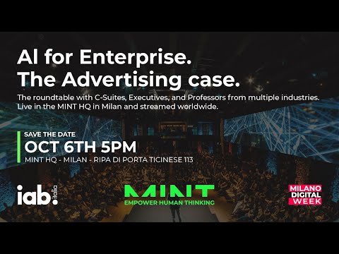 AI for Enterprise: the Advertising Case | MINT @ Milano Digital Week