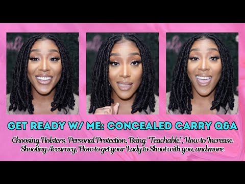 Date Night GRWM 💄 + Concealed Carry Q&A 🔫 | Tactical Baddie | #grwm #firearms