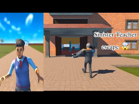 Sinister teacher escape 🤯|| @PLAYPERFECT74