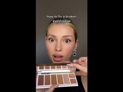 How to fix a broken eyeshadow