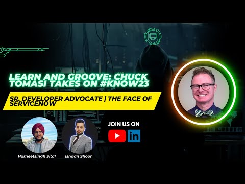 Learn and Groove: Chuck Tomasi takes on #Know23