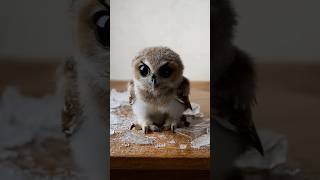 ❄️🦉 “You Won’t Believe What’s Inside This Ice Cube!” #FantasyVideo #SatisfyingShorts#FrozenSecret