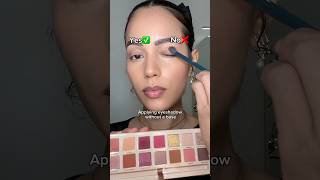 Eyeshadow hack for beginners #eyesmakeup #eyelinertoturial #eyeshadowhack #makeuptipsforbeginners