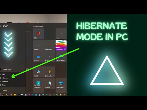 How to enable Hibernate mode in Laptop and PC || Saves battery