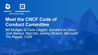 Meet the CNCF Code of Conduct Committee - Panel
