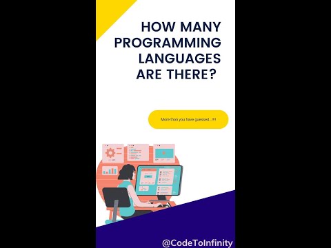 How Many Programming Languages Are there in world??? | CODETOINFINITY #shorts