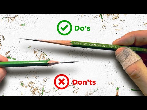 How to Sharpen a Pencil (The BEST Techniques & Tools)