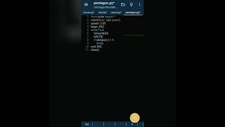 Basic level coding |Pentagon circle |Python programming |Turtle origin |Easy learn Py