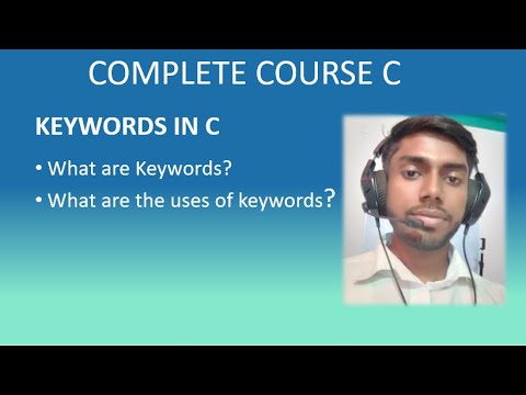 Keywords  in  C   Programming Chapter 1 #cprogramming #cprogramminginhindi #cprogrammingtutorial