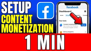 How To Setup Content Monetization On Facebook 2026 (Very Easy)
