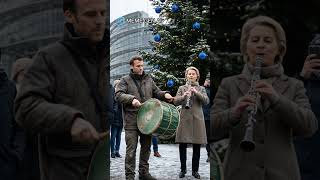 Jingle Bells Europe: Macron & Ursula Play, Zelensky Collects Donations 😂