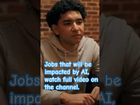 Jobs that will be impacted by Artificial Intelligence (AI) watch full video link in comment.