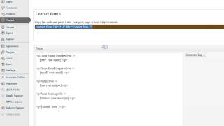 How to Add Contact Form in Wordpress - WPConfig.com