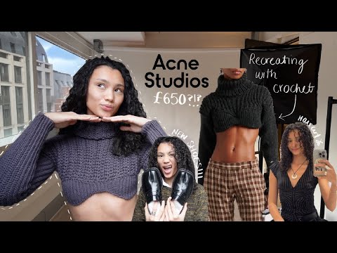 Recreating an Acne Studios top worth £650 | Vlog