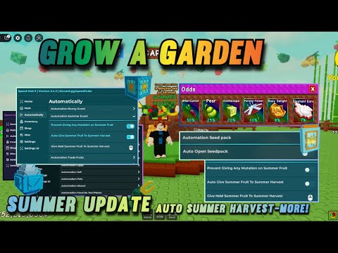 [☀️SUMMER UPD] GROW A GARDEN SCRIPT | Auto Give Summer Fruit To Summer Harvest | (NO KEY)