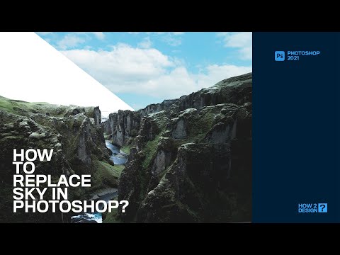How to replace sky in new photoshop 2021 with sky replacement tool