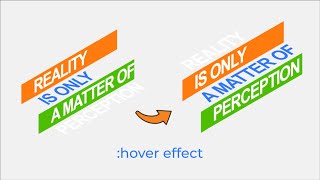 Threesome Sliding Prospective CSS hover Text animation
