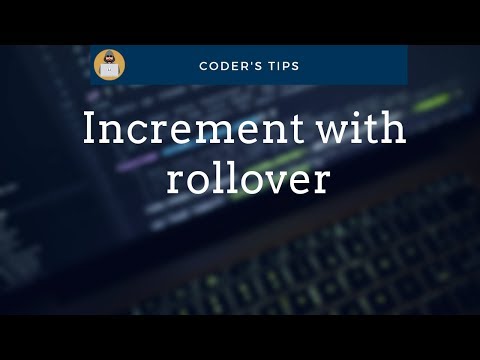 Increment with rollover