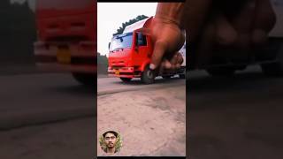 Tata cargo truck is caught by a giant hand😱🚒#automobile #tatamotors #truck #cargotruck