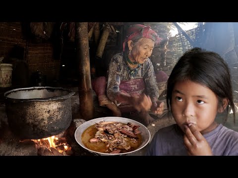 Nepal Rural Village Life | Organic Chicken, Green Veggies & Dhido by the Waterfall