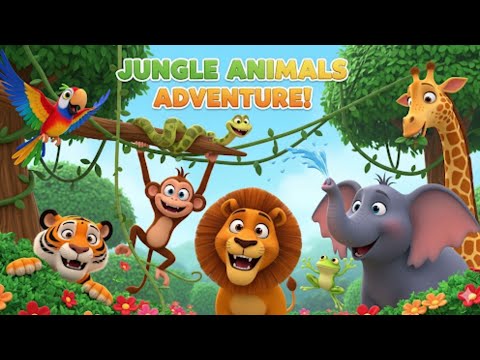 Jungle Animals for Kids | Fun Animal Facts with Ronen’s Playhouse!