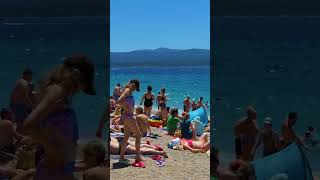 Zlatni Rat Beach 🇭🇷 Europe’s Most Unique Beach? 🏖️ #shorts