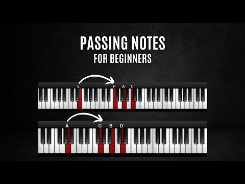 Passing notes for beginners #gospelkeyseasy #passingnotes #piano