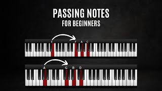 Passing notes for beginners #gospelkeyseasy #passingnotes #piano