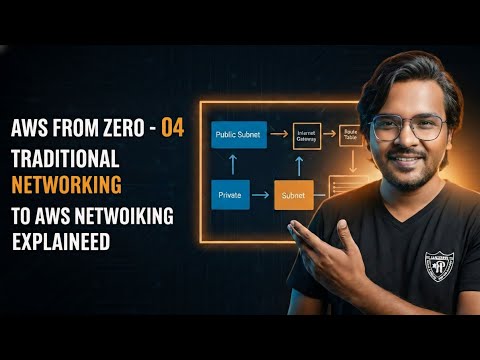 AWS From Zero - 04 - Networking to AWS VPC Explained | Traditional vs Cloud vs Hybrid (Hindi)