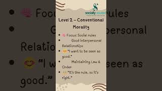 Kohlberg’s Theory of Moral Development  #psychology #psycholgyfacts #moraldevelopment #fypyoutube