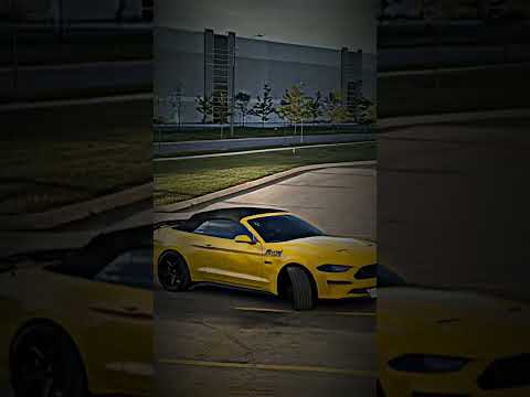 Ford mustang gt in yellow color #mustang #ford #car #yellow #supercars #car # good
