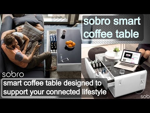 this coffee table called sobro smart coffee table will make you enjoy  best of modern coffee tables