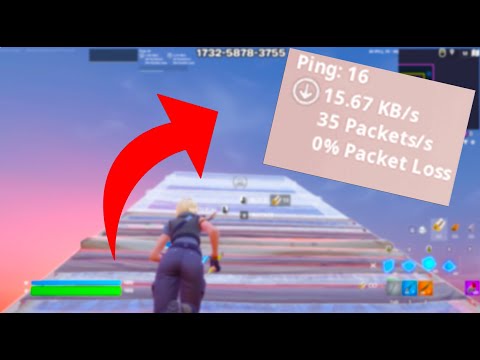 Fortnite 200 PING VS 0 PING