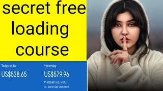 full adsense loading course part one English