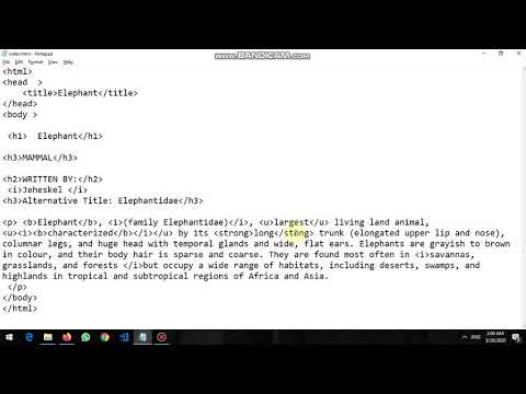 HTML tutorial#3.  How to Color the page and font.  for  Beginners in Hindi/Urdu