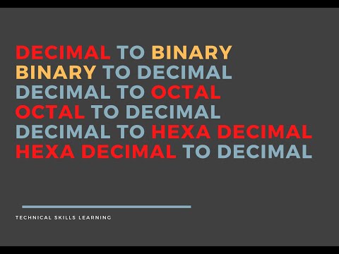 Conversion of Number Systems in Details