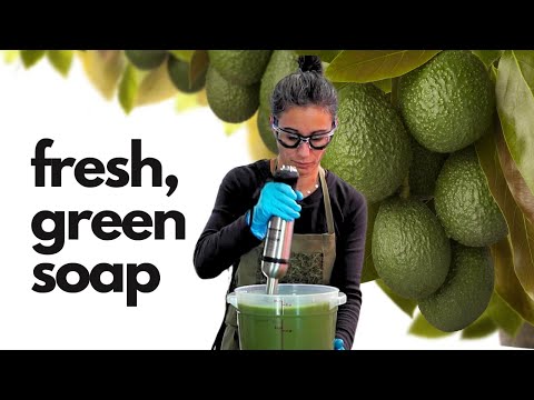Natural Greens in Cold Process Soap - Spearmint & Spirulina