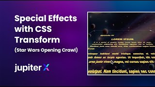 How to Add Special Effects with CSS Transform in Jupiter X