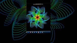"Mesmerizing Colorful Circles: A Visual Symphony in Python #short #python #pythonprogramming #shorts