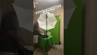 How I set up my green screen to make it look like I’m in a studio for my fashion drop #greenscreen