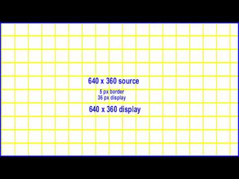 640 x 360 Yellow Grid Video Skin Test Video